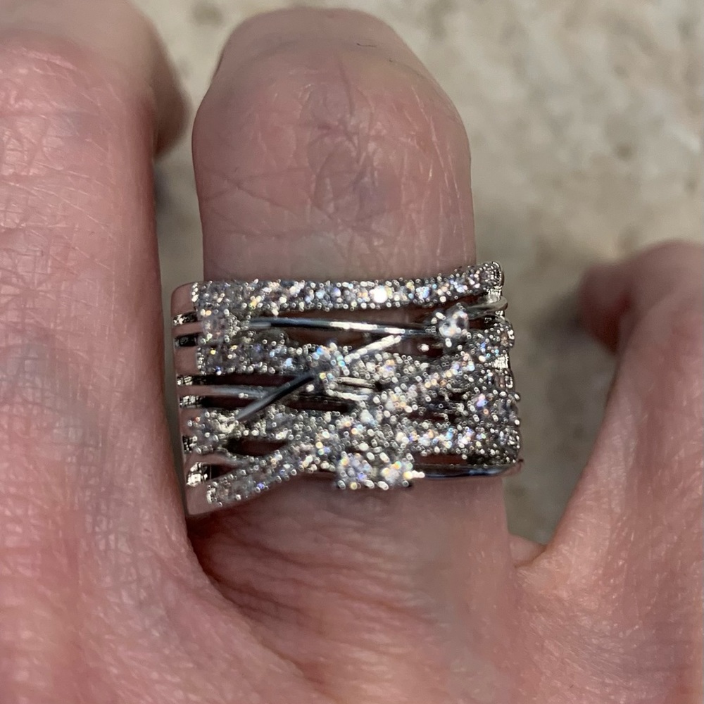 New CZ Sterling Silver 925 Size 6